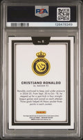 2024-25 Panini Obsidian Black Color Blast Cristiano Ronaldo #6 PSA 10