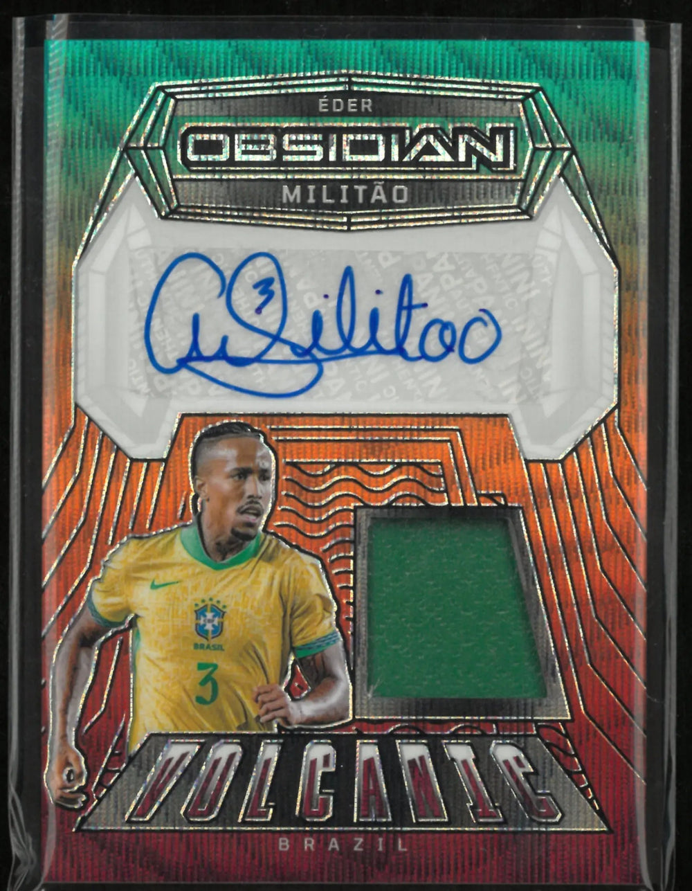 2024-25 Panini Obsidian Volcanic Eder Militao Patch Autograph /10