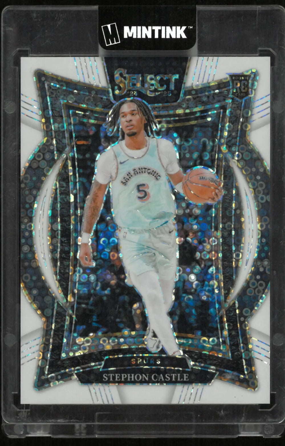 2024-25 Panini Select Concourse Stephon Castle RC Rookie White /75