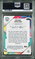 2024-25 Topps Finest UCC Erling Haaland Red Refractor PSA 10 /5