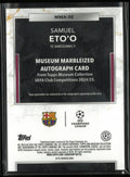 2024-25 Topps Museum UCC Marbleized Samuel Eto'o Auto /25