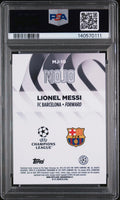 2024-25 Topps UEFA Club Competitions Mojo Chrome Lionel Messi PSA 10