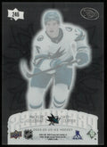 2024-25 UD Ice Hockey Macklin Celebrini RC Rookie Premiers Clear Cut /99