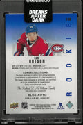 2024-25 Upper Deck SPx Lane Hutson Blue Auto Rookie RC