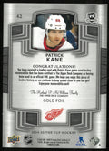 2024-25 Upper Deck The Cup Gold Foil Patch Patrick Kane /8
