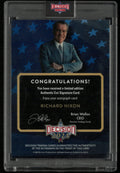 2024 Decisions Authentic Cut Signature Card Richard Nixon 1/2