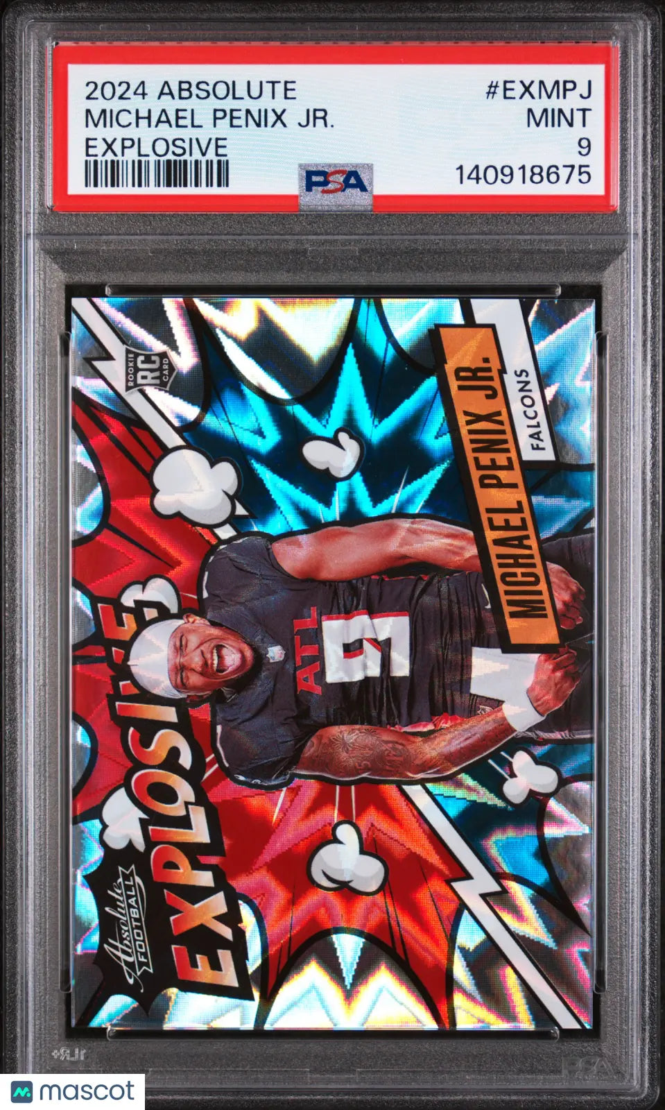 2024 Panini Absolute Explosive Michael Penix JR. #EXMPJ PSA 9