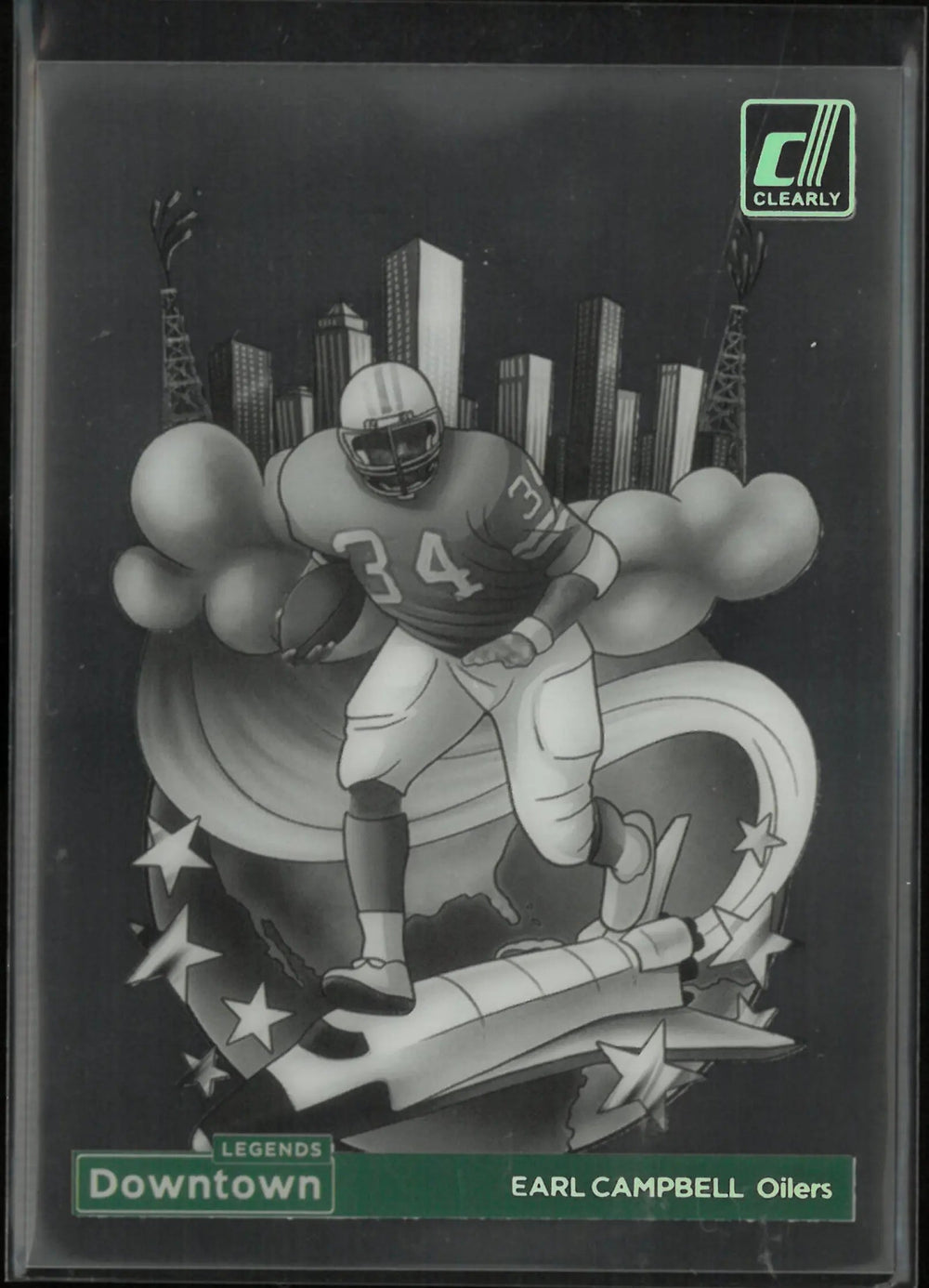 2024 Panini Clearly Donruss Legends Downtown Earl Campbell