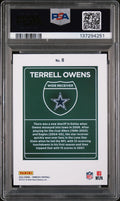 2024 Panini Donruss Downtown! Terrell Owens #8 PSA 8