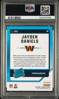 2024 Panini Donruss Jayden Daniels Rated Rookie RC Preview Red Pandora PSA 10