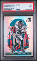 2024 Panini Donruss Optic Downtown! Breece Hall PSA 9
