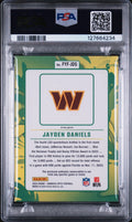 2024 Panini Donruss Optic First Year Fresh Patch Jayden Daniels RC PSA 10