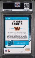 2024 Panini Donruss Optic Jayden Daniels #248 Red Stars PSA 9