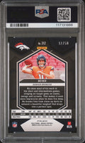 2024 Panini Mosaic Bo Nix RC Rookie Purple No Huddle PSA 9 /50