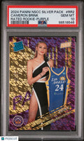 2024 Panini NSCC Silver Pack Rated Rookie Cameron Brink Purple /15 PSA 10