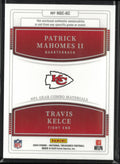 2024 National Treasure Football Dual Patch Mahomes II Kelce /99