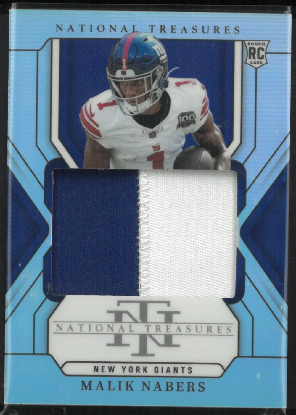 2024 Panini National Treasures Rookie Patch Malik Nabers /35 RC