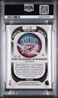 2024 Panini Obsidian Orbital Shai Gilgeous-Alexander Pink Flood /49 PSA 9