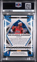 2024 Panini Obsidian S. Gilgeous-Alexander #200 Electric Etch Blue Flood PSA 8