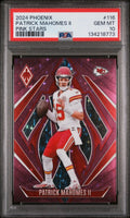 2024 Panini Phoenix Patrick Mahomes II Pink Stars PSA 10 /8