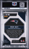 2024 Panini Prizm Rookie Gear Patch Drake Maye Neon Green Pulsar RC PSA 9