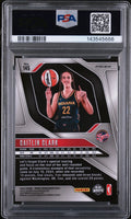 2024 Panini Prizm WNBA Blue Velocity Rookie Caitlin Clark #145 PSA 8