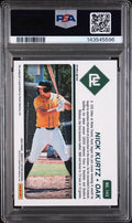 2024 Panini Prospect Edition Ticket Nick Kurtz RC Rookie Auto Blue PSA 9 /149