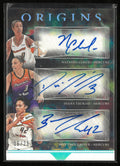 2024 Panini WNBA Origins Natasha Cloud Diana Taurasi Brittney Griner Auto Mercury /25