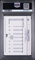 2024 Topps Chrome Sapphire Edition Magic JohnsoneOrange /25 PSA 10