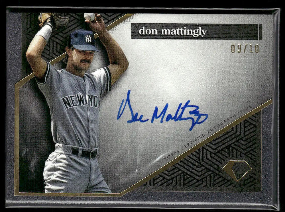 2024 Topps Diamond Icons Gold Auto Don Mattingly /10