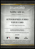 2024 Topps Diamond Icons Jumbo Patch Auto Bobby Witt Jr /25