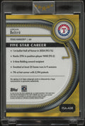 2024 Topps Five Star Autograph Adrian Beltre Auto Green /15