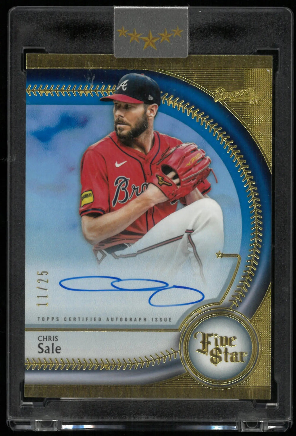 2024 Topps Five Star Autograph Chris Sale Auto Blue /25