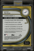 2024 Topps Five Star Autograph Clayton Kershaw Auto Black /25