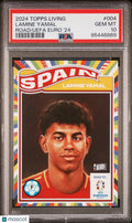 2024 Topps Living Road To UEFA Euro 2024 Lamine Yamal National Debut PSA 10