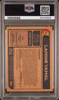 2024 Topps Living Road To UEFA Euro 2024 Lamine Yamal National Debut PSA 10