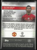 2024 Topps Stadium Chrome UEFA Champions League Cristiano Ronaldo Orange Wave /25