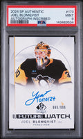 2024 UD SP Auth Future Watch Rookie Joel Blomqvist Autograph Inscribed/999 PSA 9