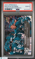 2024 Upper Deck Game Dated Moments Macklin Celebrinie/1199 PSA 10