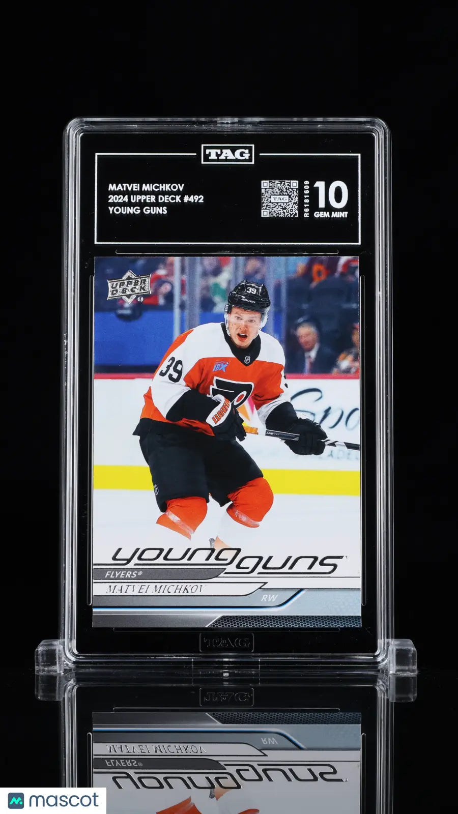 2024 Upper Deck Series 2 Young Guns Matvei Michkov #492 TAG 10 RC Rookie