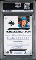 2024 Upper Deck SP Authentic Macklin Celebrini RC Future Watch Auto /999 PSA 9