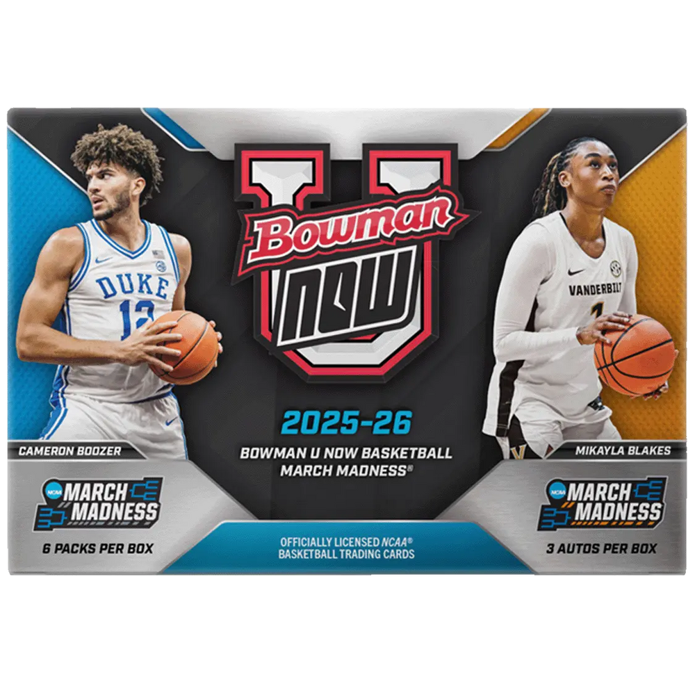 2025/26 Bowman University Now March Madness Basketball Hobby Box