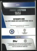 2025/26 Topps Chrome UEFA Club Competitions Autograph Frank Lampard Purple /75