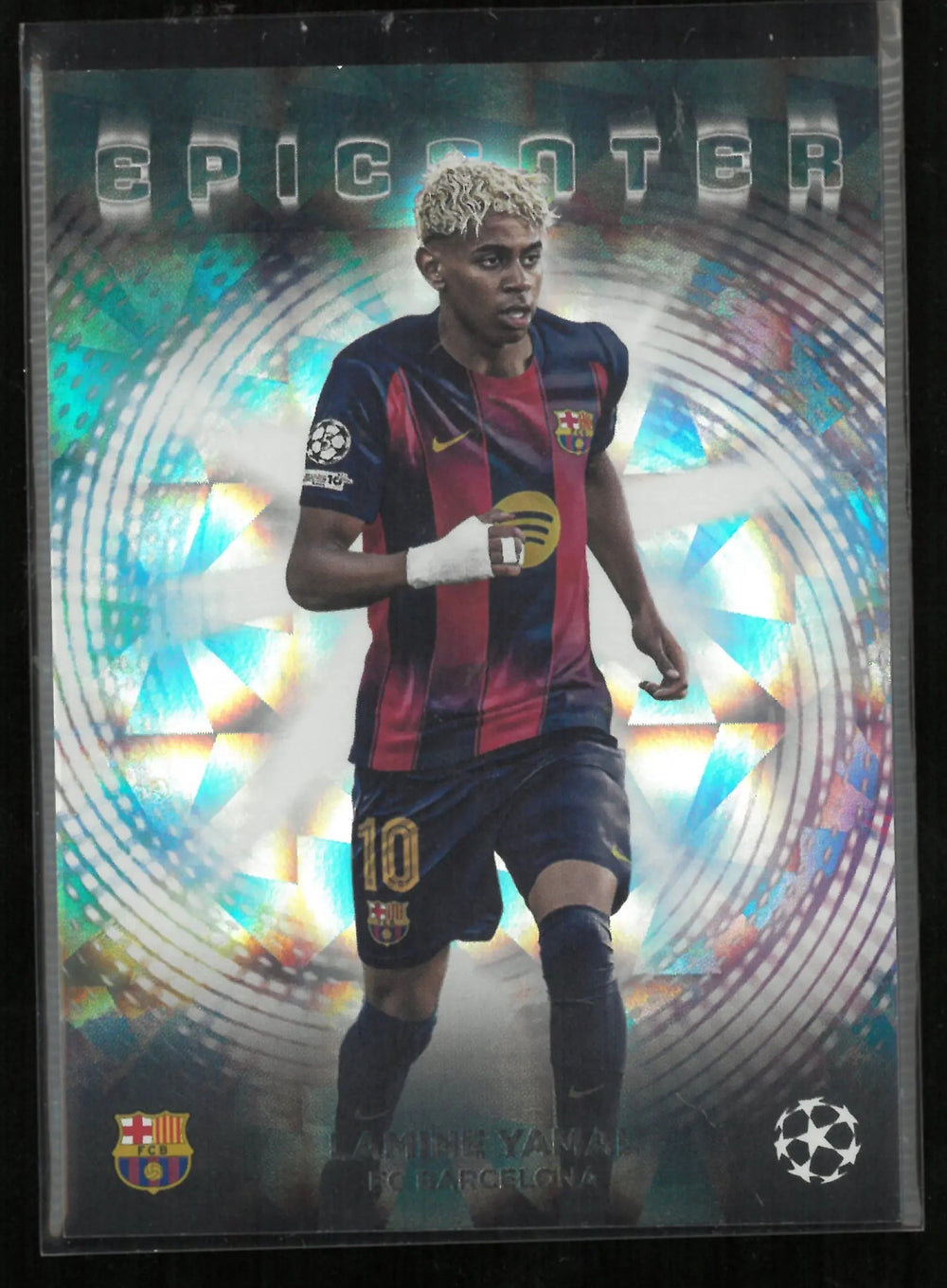 2025-26 Topps UEFA Champions League Epicenter Lamine Yamal