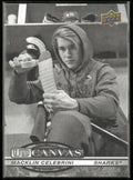 2025-26 Upper Deck Canvas Macklin Celebrini Black & White