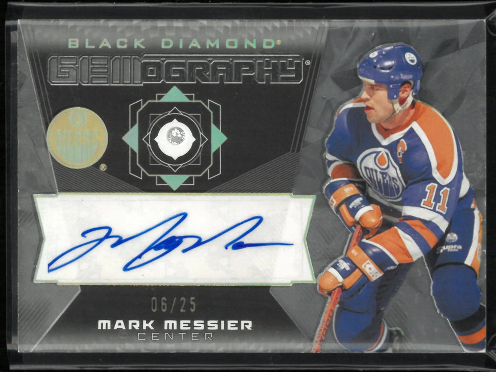 2025-26 Upper Deck Gemography Clear Diamond Mark Messier Autograph /25