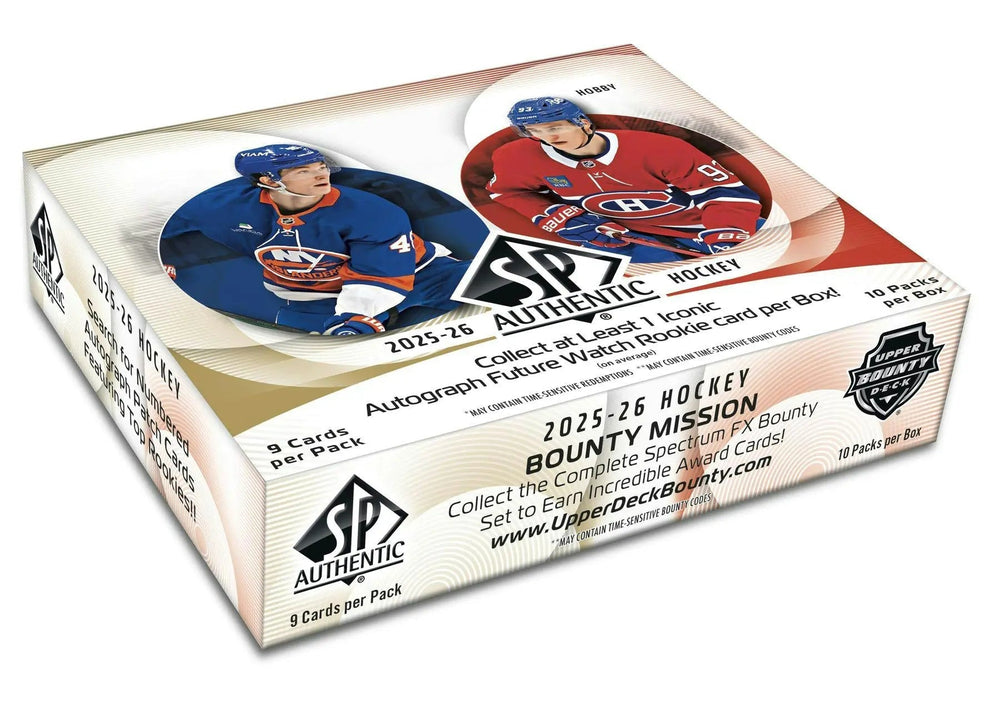 2025-26 Upper Deck SP Authentic Hockey Hobby Box