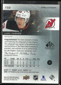 2025-26 Upper Deck SP Game Used Luke Hughes Purple Autograph Auto /5
