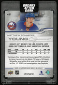2025-26 Upper Deck Series 2 Young Guns Matthew Schaefer RC Rookie