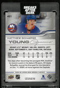 2025-26 Upper Deck Series 2 Young Guns Matthew Schaefer RC Rookie